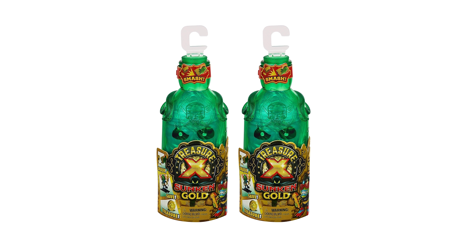 Amazon.com: Treasure X Sunken Gold Bottle Smash - 2 Pack
